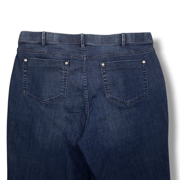 J Jill Authentic Fit Slim Ankle Jeans Womens 18 Mid Rise‎ ALTERED - Picture 5 of 9